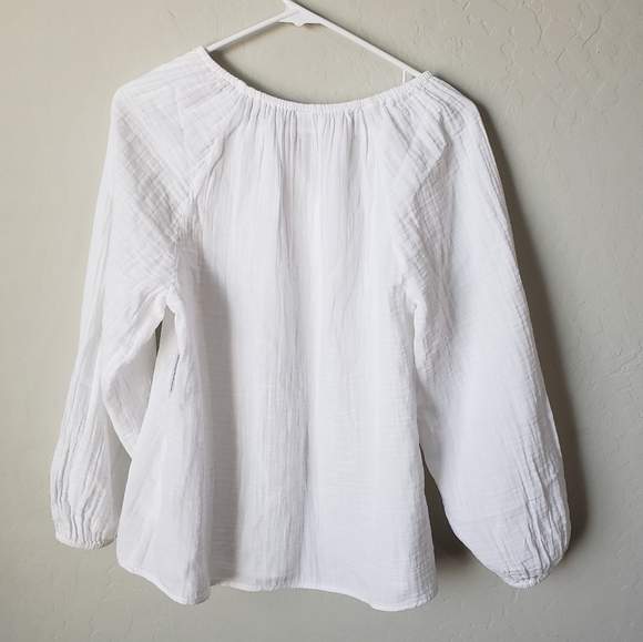 Old Navy Double Weave Long Sleeve Blouse - Picture 11 of 17
